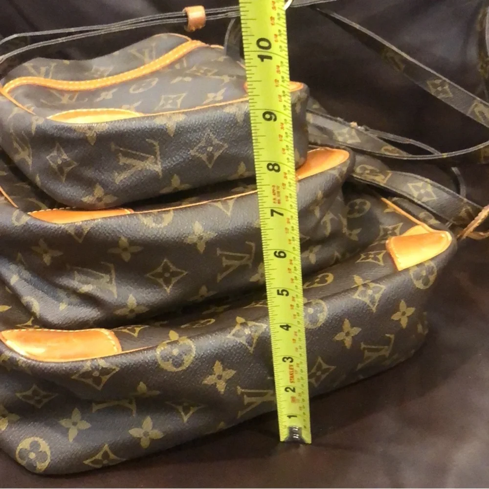 LOUIS VUITTON LV Danube Monogram Crossbody Messenger Bag PM / MM / GM Authentic
